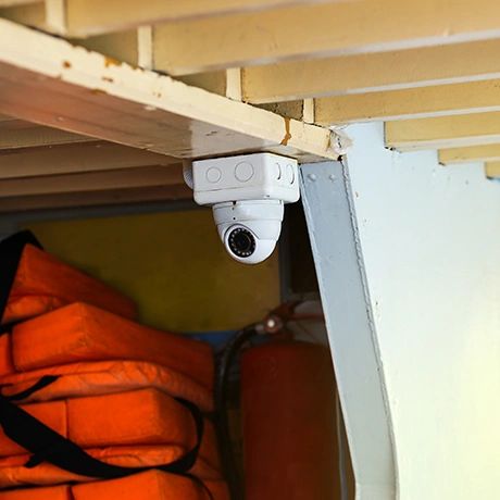 Marine vessel security monitoring system